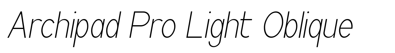 Archipad Pro Light Oblique